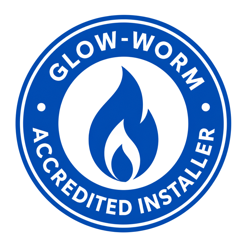 Glow-worm Accredited Installer badge